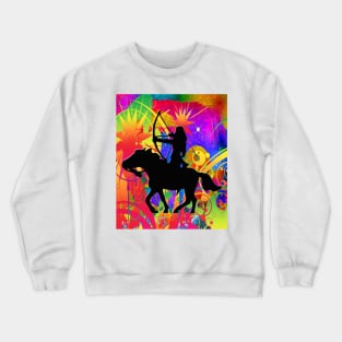 Native American Hunter Crewneck Sweatshirt